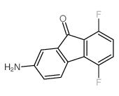9H-Fluoren-9-one,7-amino-1,4-difluoro- structure