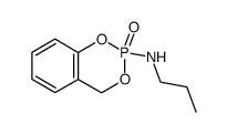 (2-Oxo-4H-2λ5-benzo[1,3,2]dioxaphosphinin-2-yl)-propyl-amine Structure