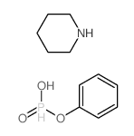Piperidine, phenylphosphite (salt) Structure