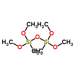 1,1,3,3-Tetramethoxy-1,3-dimethyldisiloxane Structure