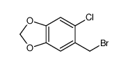 5-(Bromomethyl)-6-chloro-1,3-benzodioxole Structure