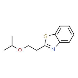 Benzothiazole, 2-[2-(1-methylethoxy)ethyl]- (9CI)结构式