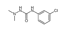 4-(3-chloro-phenyl)-1,1-dimethyl semicarbazide结构式