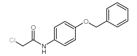 N-(4-(Benzyloxy)phenyl)-2-chloroacetamide Structure