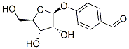 Benzaldehyde, 4-(.beta.-D-ribofuranosyloxy)- structure