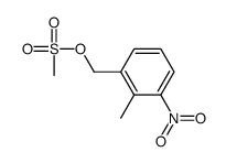 2-METHYL-3-NITROBENZYL METHANESULFONATE Structure