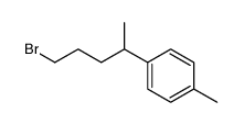 1-Bromo-4-(4-methylphenyl)pentane Structure