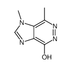 1,5-Dihydro-1,7-dimethyl-4H-imidazo[4,5-d]pyridazin-4-one structure