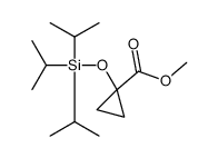 1-(Triisopropylsilyloxy)cyclopropylcarboxylic Acid Methyl Ester Structure