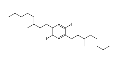 1 4-BIS-(3 7-DIMETHYLOCTYL)-2 5-DIIODOB& Structure