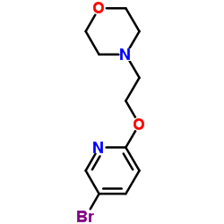 4-{2-[(5-Bromo-2-pyridinyl)oxy]ethyl}morpholine结构式