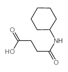 4-(Cyclohexylamino)-4-oxobutanoic acid结构式