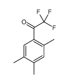 2,2,2-三氟-1-(2,4,5-三甲基)乙酮结构式