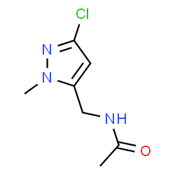 Acetamide,N-[(3-chloro-1-methyl-1H-pyrazol-5-yl)methyl]- structure