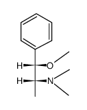 (1RS:2SR)-2-dimethylamino-1-methoxy-1-phenyl-propane结构式