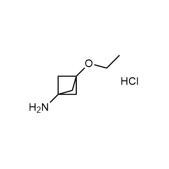 3-Ethoxybicyclo[1.1.1]pentan-1-aminehydrochloride Structure