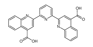 2,2'-(pyridine-2,6-diyl)diquinoline-4-carboxylic acid结构式