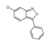 6-chloro-3-phenyl-2,1-benzisoxazole结构式