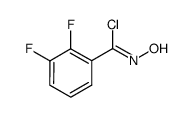2,3-difluoro-N-hydroxy-benzenecarboximidoyl chloride Structure