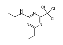 ethyl-(4-ethyl-6-trichloromethyl-[1,3,5]triazin-2-yl)-amine Structure