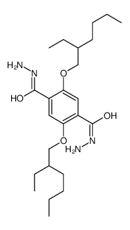 2,5-bis(2-ethylhexoxy)benzene-1,4-dicarbohydrazide结构式