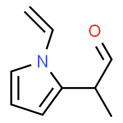 1H-Pyrrole-2-acetaldehyde,1-ethenyl-alpha-methyl-(9CI) Structure