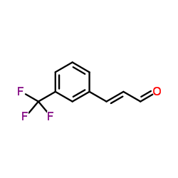 (2E)-3-[3-(Trifluoromethyl)phenyl]acrylaldehyde structure