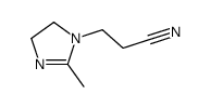 3-(2-methyl-4,5-dihydroimidazol-1-yl)propanenitrile Structure