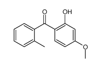 2-hydroxy-4-methoxy-2'-methylbenzophenone Structure