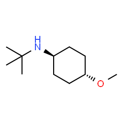 Cyclohexanamine, N-(1,1-dimethylethyl)-4-methoxy-, trans- (9CI) structure