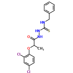 1-(2-(2,4-Dichlorophenoxy)propionyl)-4-benzylthiosemicarbazide结构式