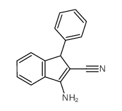 1H-Indene-2-carbonitrile,3-amino-1-phenyl- Structure