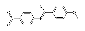 4-methoxy-N-(4-nitrophenyl)benzimidoyl chloride Structure