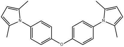 1-[4-[4-(2,5-dimethylpyrrol-1-yl)phenoxy]phenyl]-2,5-dimethylpyrrole Structure