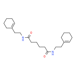 N,N'-bis[2-(cyclohex-1-en-1-yl)ethyl]hexanediamide Structure