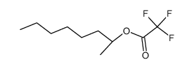2-Octanol trifluoroacetate ester Structure