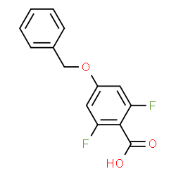 4-Benzyloxy-2,6-difluorobenzoic acid structure