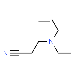 Propanenitrile, 3-(ethyl-2-propenylamino)- (9CI) structure