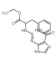 Benzenepropanoic acid, a-[3-[5-(aminocarbonyl)-1H-imidazol-4-yl]-1-triazenyl]-, ethyl ester(9CI) picture