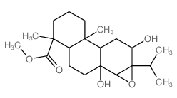 Phenanthro[1,2-b]oxirene-4-carboxylic acid, tetradecahydro-1b, 9-dihydroxy-4,7a-dimethyl-9a- (1-methylethyl)-, methyl ester, [1aR-(1a.alpha.,1b.beta.,3a.beta.,4.beta.,7a.alpha.,7b.beta., 9.beta.,9a.al structure