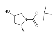 (2R,4S)-4-羟基-2-甲基-吡咯烷-1-甲酸叔丁酯图片