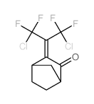 3-(2-Chloro-1-(chloro(difluoro)methyl)-2,2-difluoroethylidene)bicyclo[2.2.1]heptan-2-one结构式