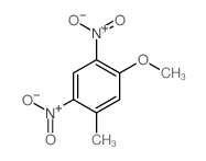 Benzene,1-methoxy-5-methyl-2,4-dinitro- structure