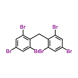 BENZENE, 1,1'-METHYLENEBIS[2,4,6-TRIBROMO- Structure