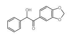 1-benzo[1,3]dioxol-5-yl-2-hydroxy-2-phenyl-ethanone结构式