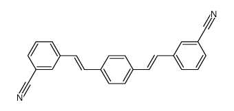 1,4-Bis-[3-cyan-styryl]-benzol Structure