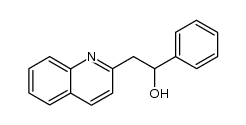 rac-1-phenyl-2-(quinolin-2-yl)ethanol Structure
