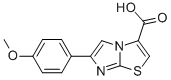 6-(4-METHOXY-PHENYL)-IMIDAZO[2,1-B]THIAZOLE-3-CARBOXYLIC ACID结构式