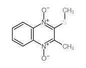 Quinoxaline,2-methyl-3-(methylthio)-, 1,4-dioxide结构式
