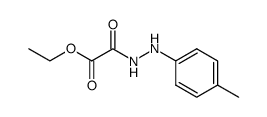 oxalic acid ethyl ester-(N'-p-tolyl-hydrazide)结构式